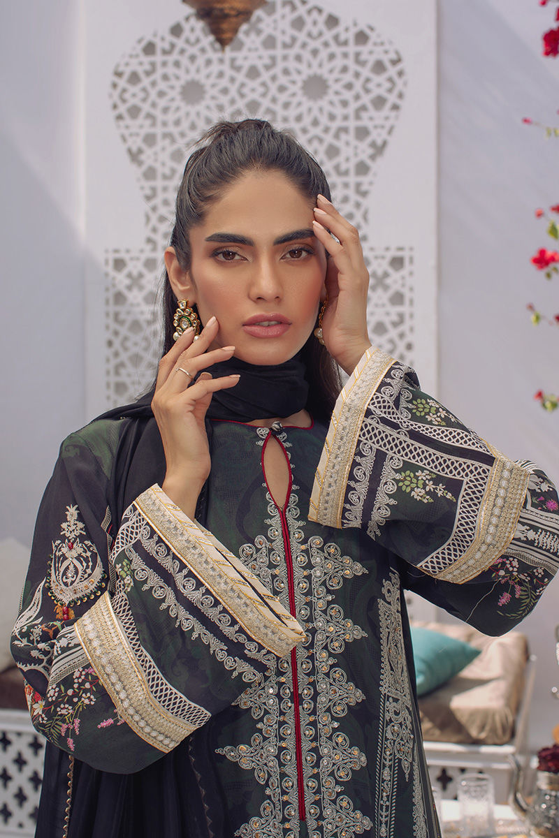 REGAL NOIR EMBROIDERY - Luxury Pret 22 by Ansab Jahangir