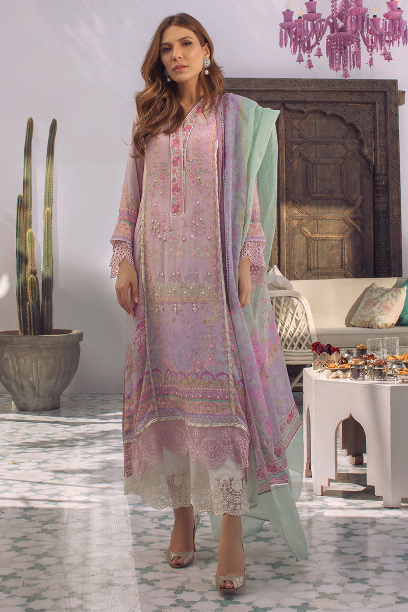 LILAC PAISLEY - Luxury Pret 22 by Ansab Jahangir