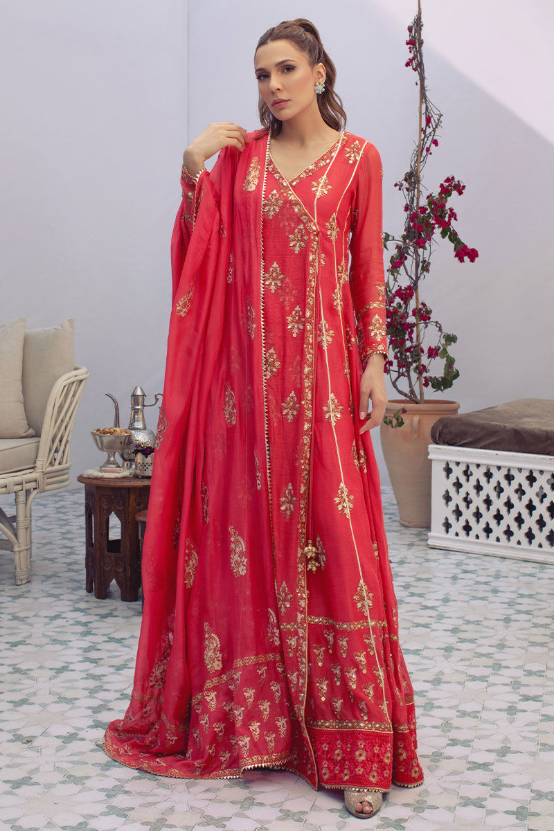 FIERY RED - Luxury Pret 22 by Ansab Jahangir