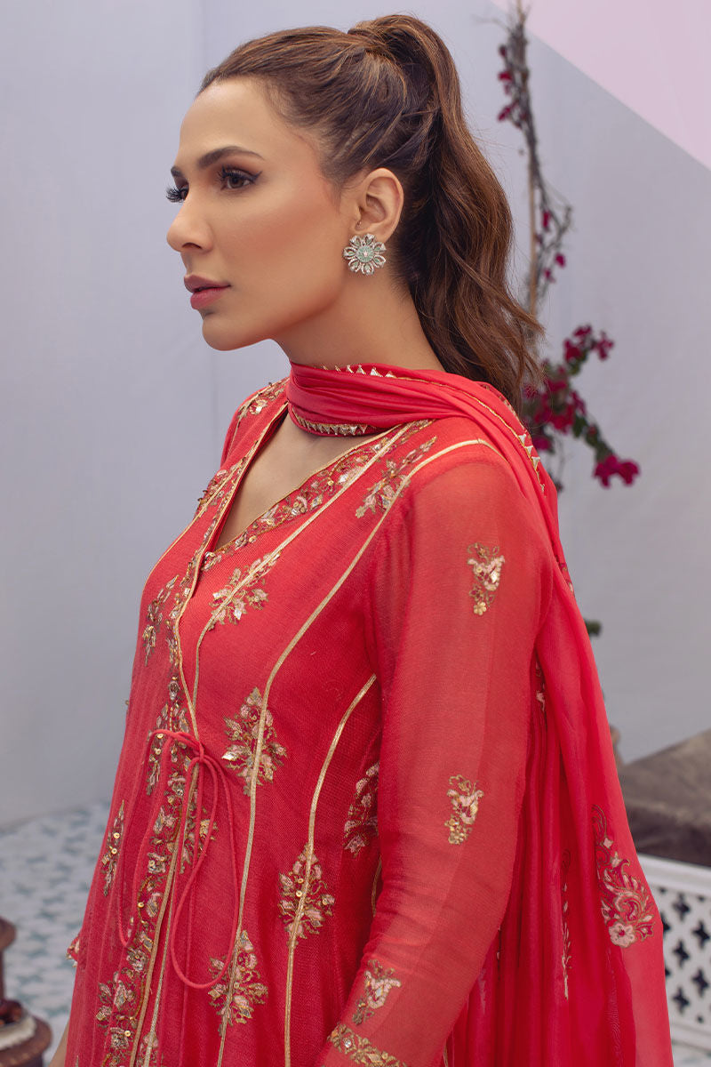 Fiery Red - Luxe Pret by Ansab Jahangir