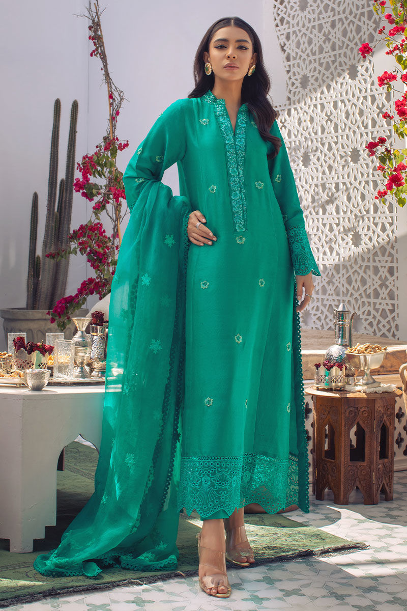 MARINE GREEN - Luxury Pret 22 by Ansab Jahangir