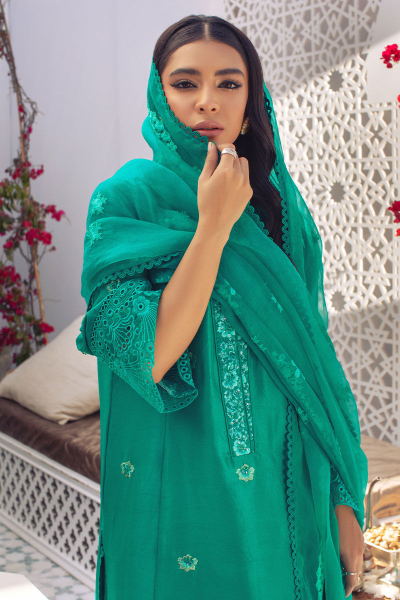 MARINE GREEN - Luxury Pret 22 by Ansab Jahangir