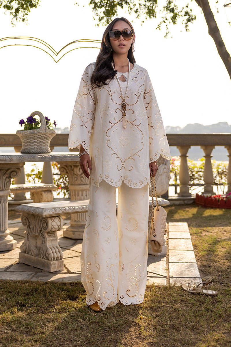 Sunlit Lace Set - Picnic Collection by Farida Hasan