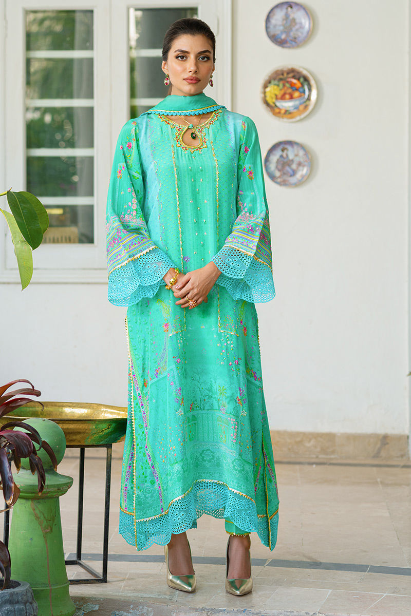 AQUA SERENADE - Luxury Silk'23 by Ansab Jahangir