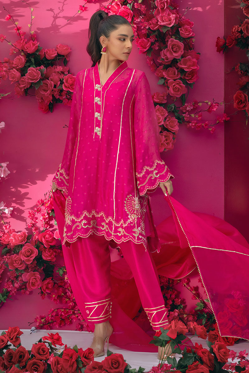 FUCHSIA FANTASY - Eid Festive 23 by Ansab Jahangir