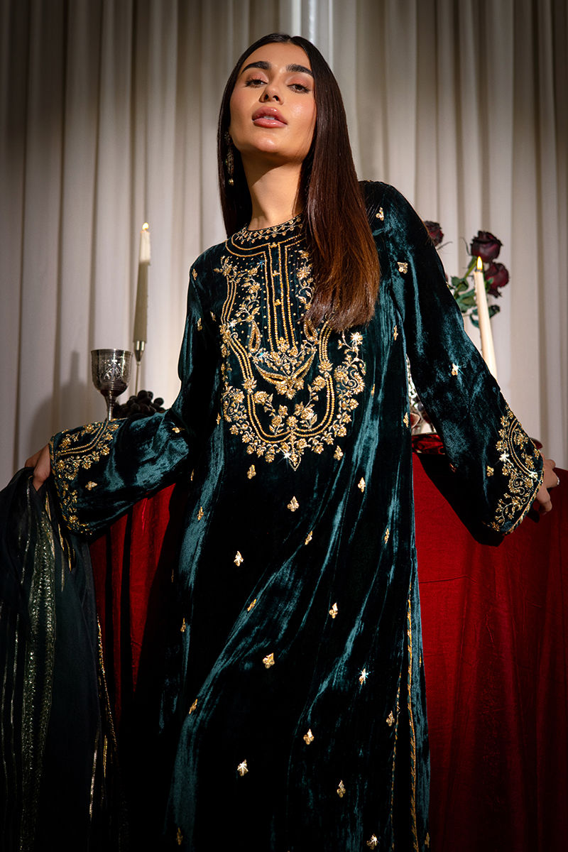 Blair - The Bow Edit - Luxury Velvets'24 by Ansab Jahangir