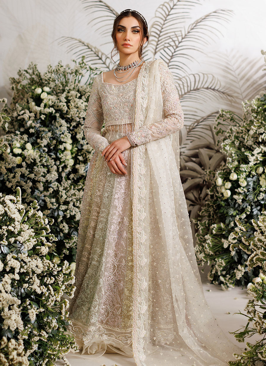 ERIS IVORY AND PASTEL KALIDAAR - Eira Ethereal Couture by Farah Talib Aziz