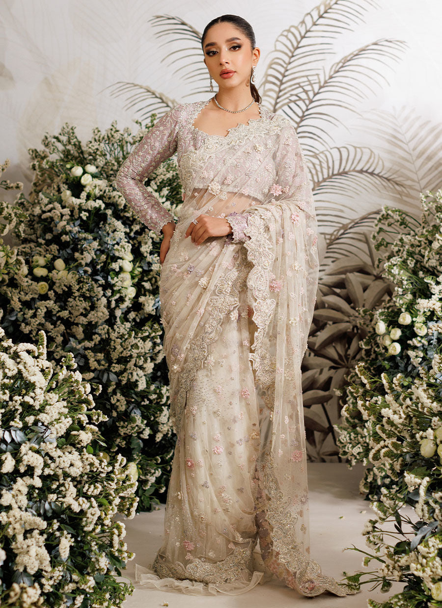 ELODIE TULLE SAREE - Eira Ethereal Couture by Farah Talib Aziz