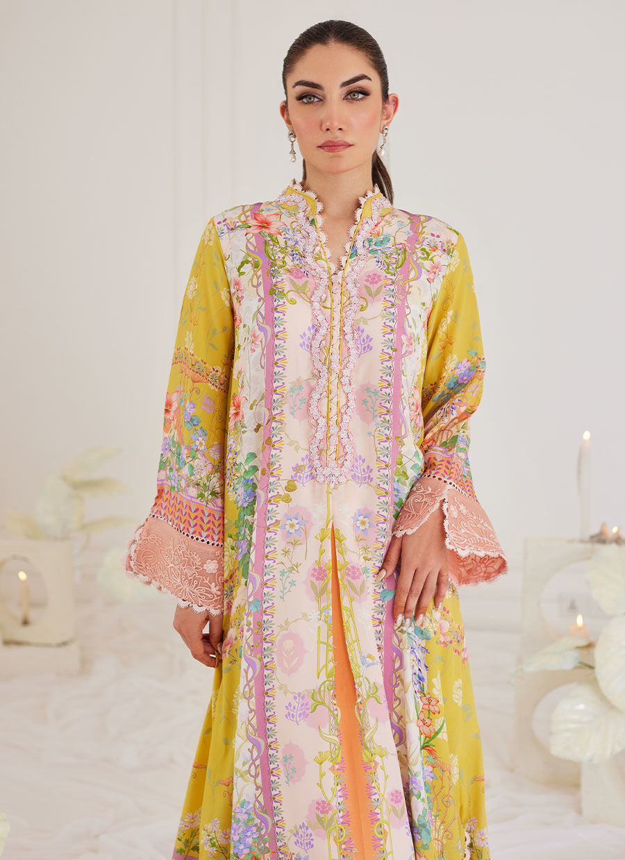 BLANCA RAW SILK KAFTAN - Tara Eid Luxe by Farah Talib Aziz