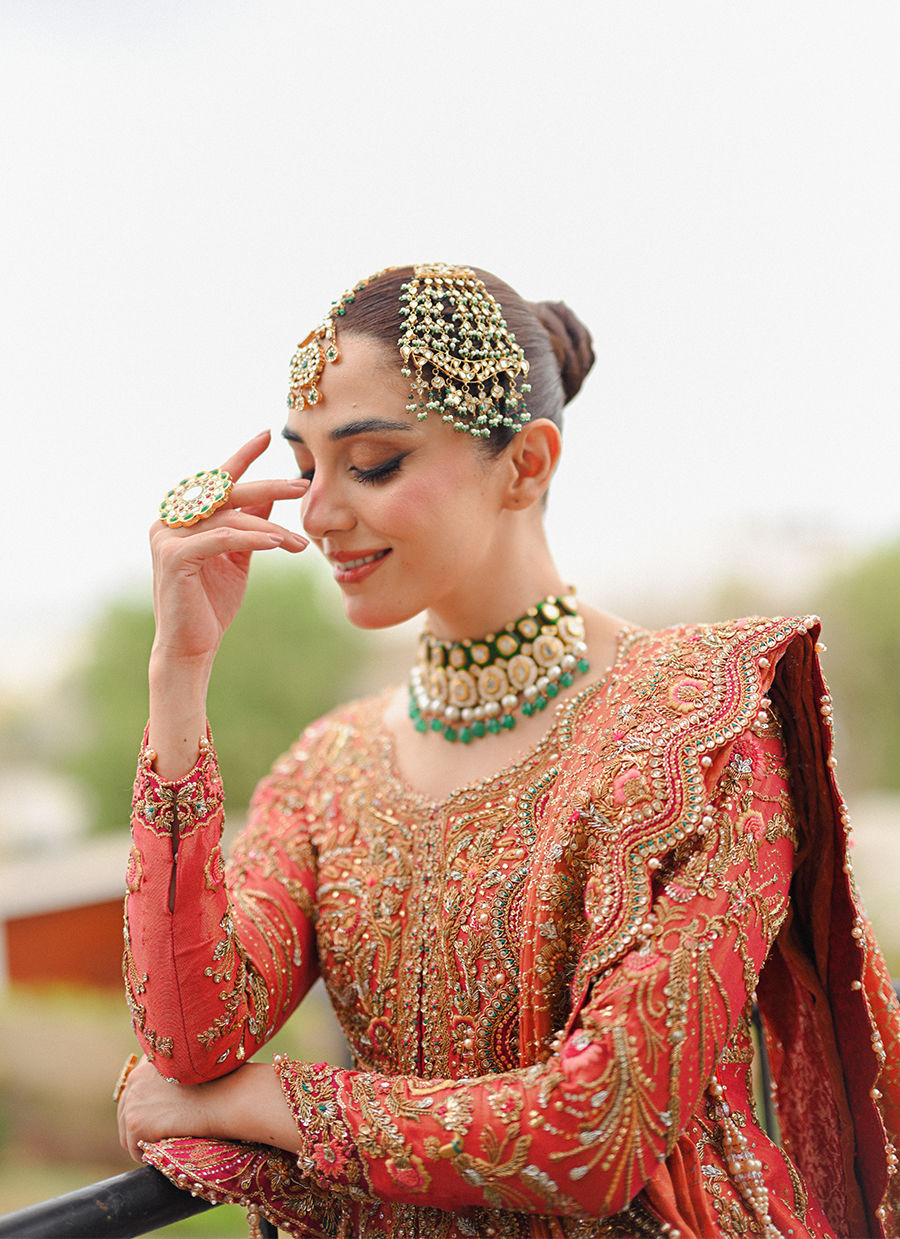 Maisha Trailed Kalidaar With Farshi Bridal - Miray Heritage Bridal's by Farah Talib Aziz