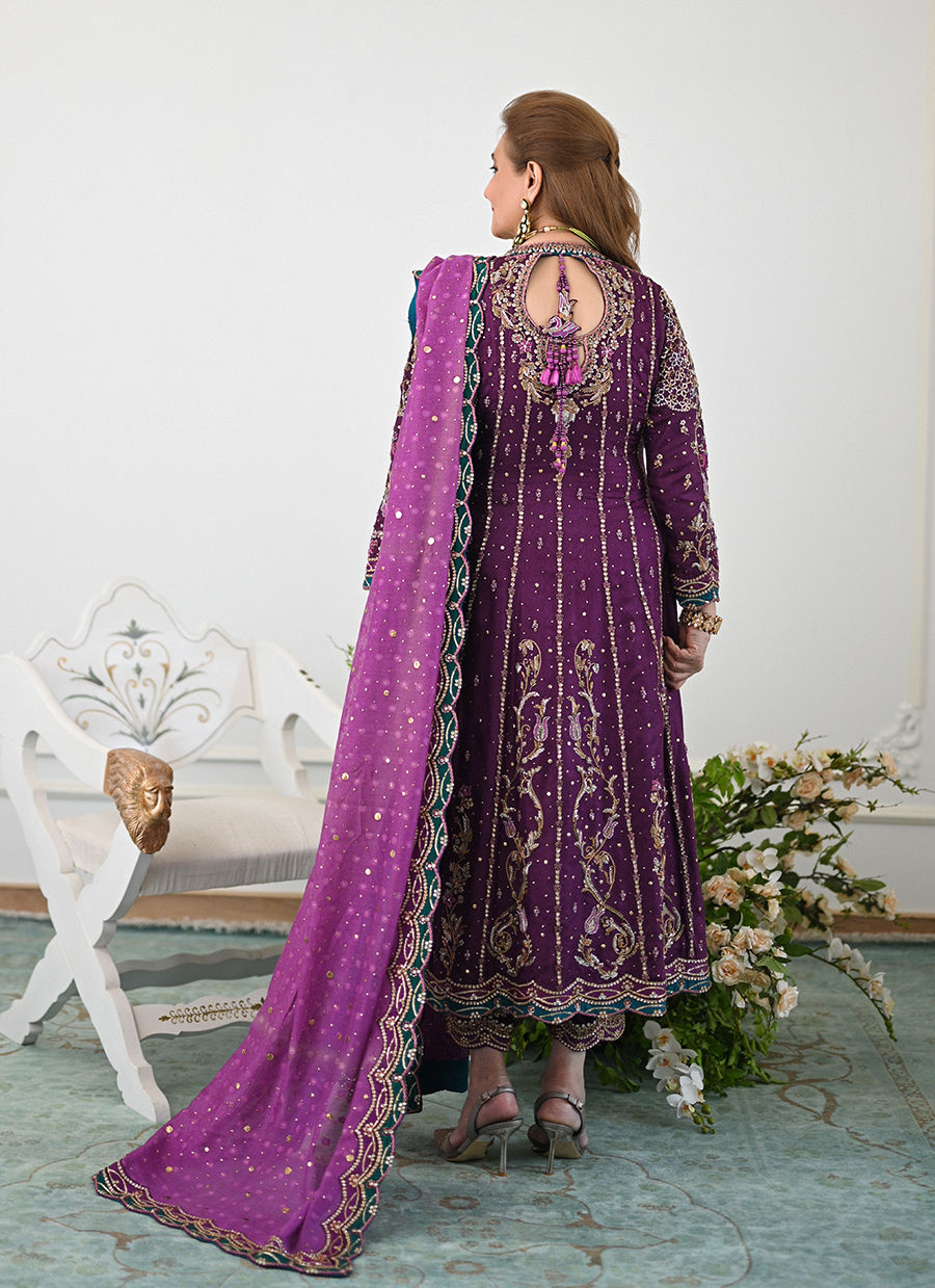 Ainara Kalidaar Angharkha With Izaar - Miray Heritage Bridal's by Farah Talib Aziz