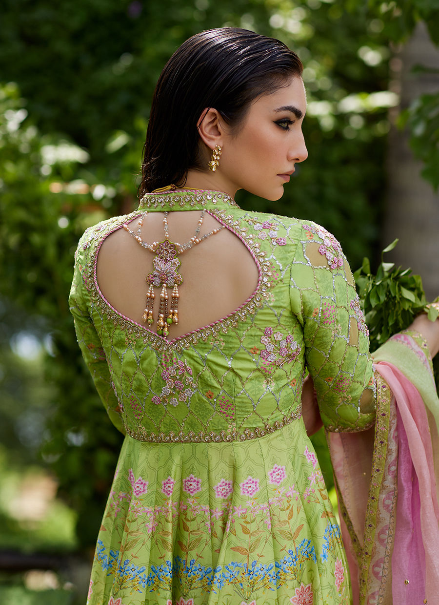 Limees Kalidaar With Dupatta - Mayna Festive Prints'24 by Farah Talib Aziz