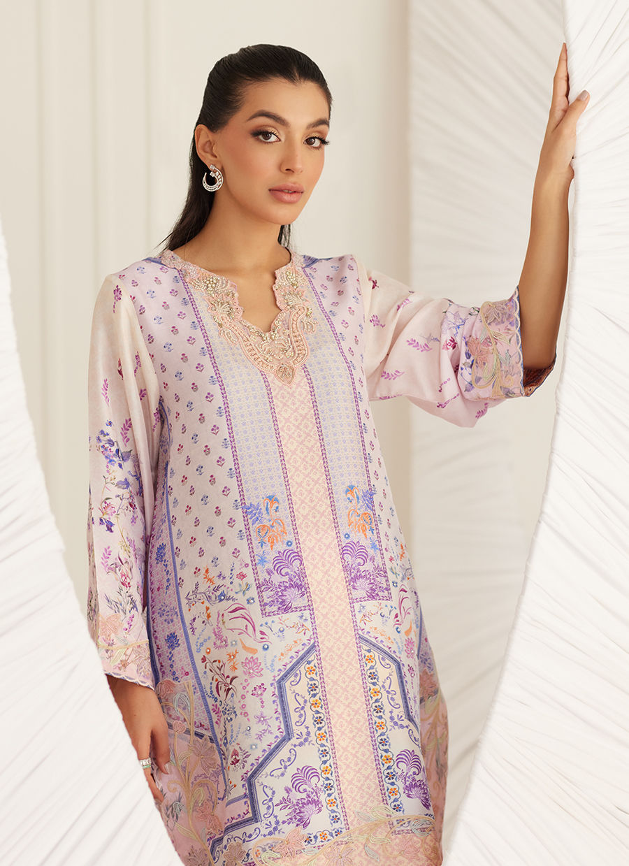 Lara Lilac Shirt - LEA Eid 25 by Farah Talib Aziz