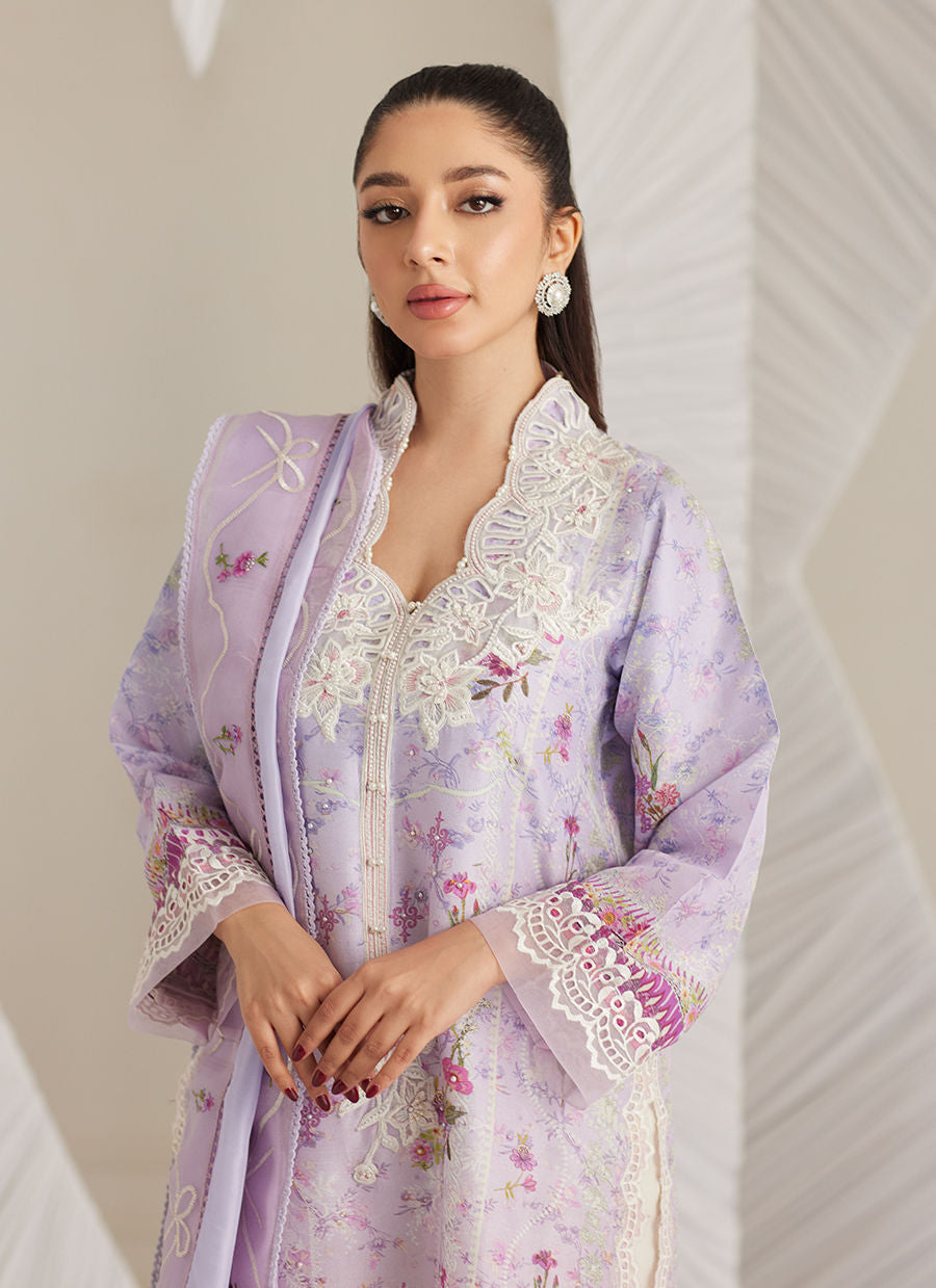 Polina Ombre Shirt and Dupatta - LEA Eid 25 by Farah Talib Aziz