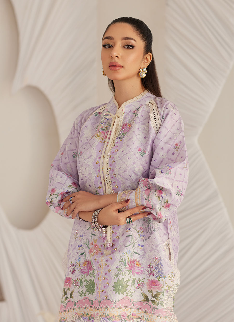 Kira Lavender Shirt - LEA Eid 25 by Farah Talib Aziz