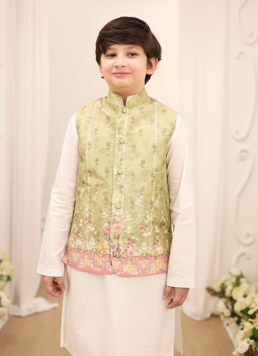 Mini Rosalina Waistcoat - LEA Eid 25 by Farah Talib Aziz