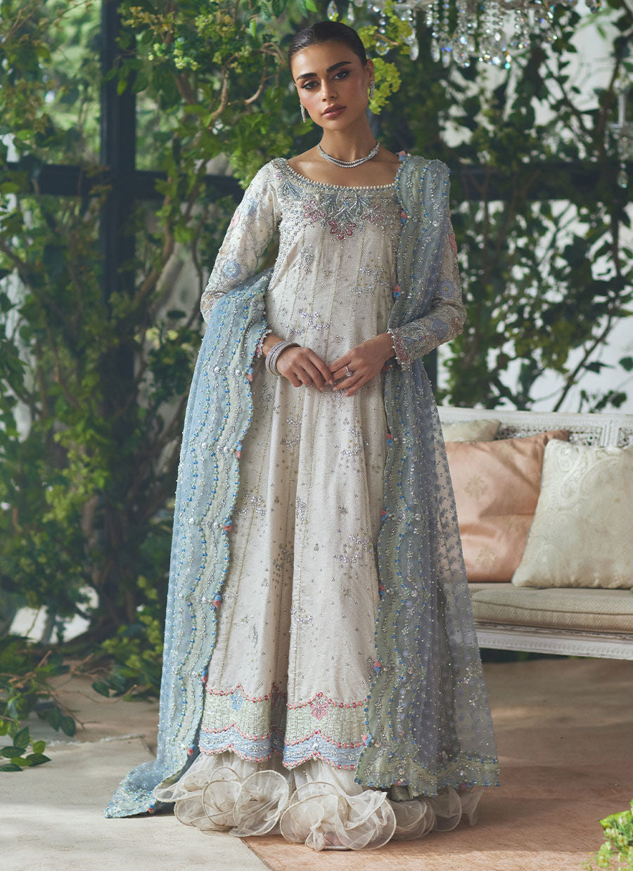 Nurelle Silver Kalidaar - Eira Ethereal Couture by Farah Talib Aziz