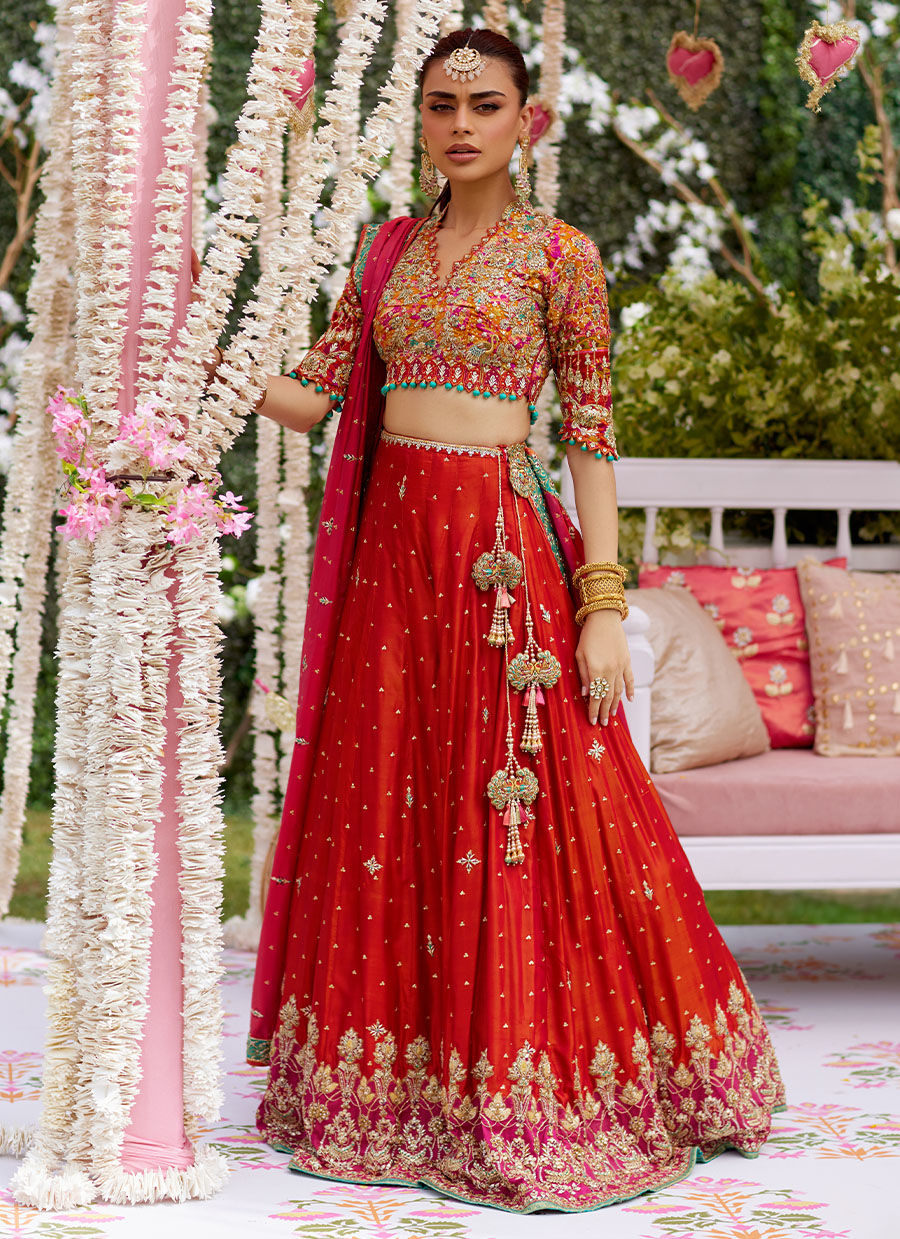 Avani Lehnga Choli - Amaltas 25 by Farah Talib Aziz