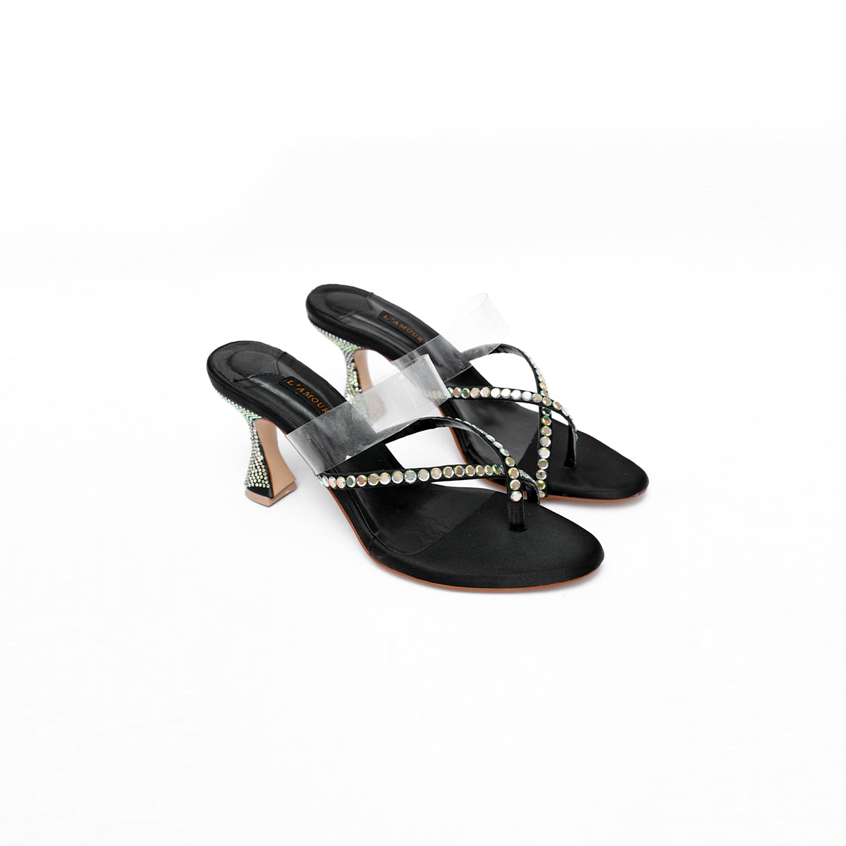 Nova - Black - 70MM Heels by L'amour