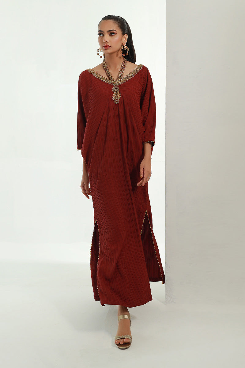 Burgendy Kaftan - Chicque by Chic ophicial