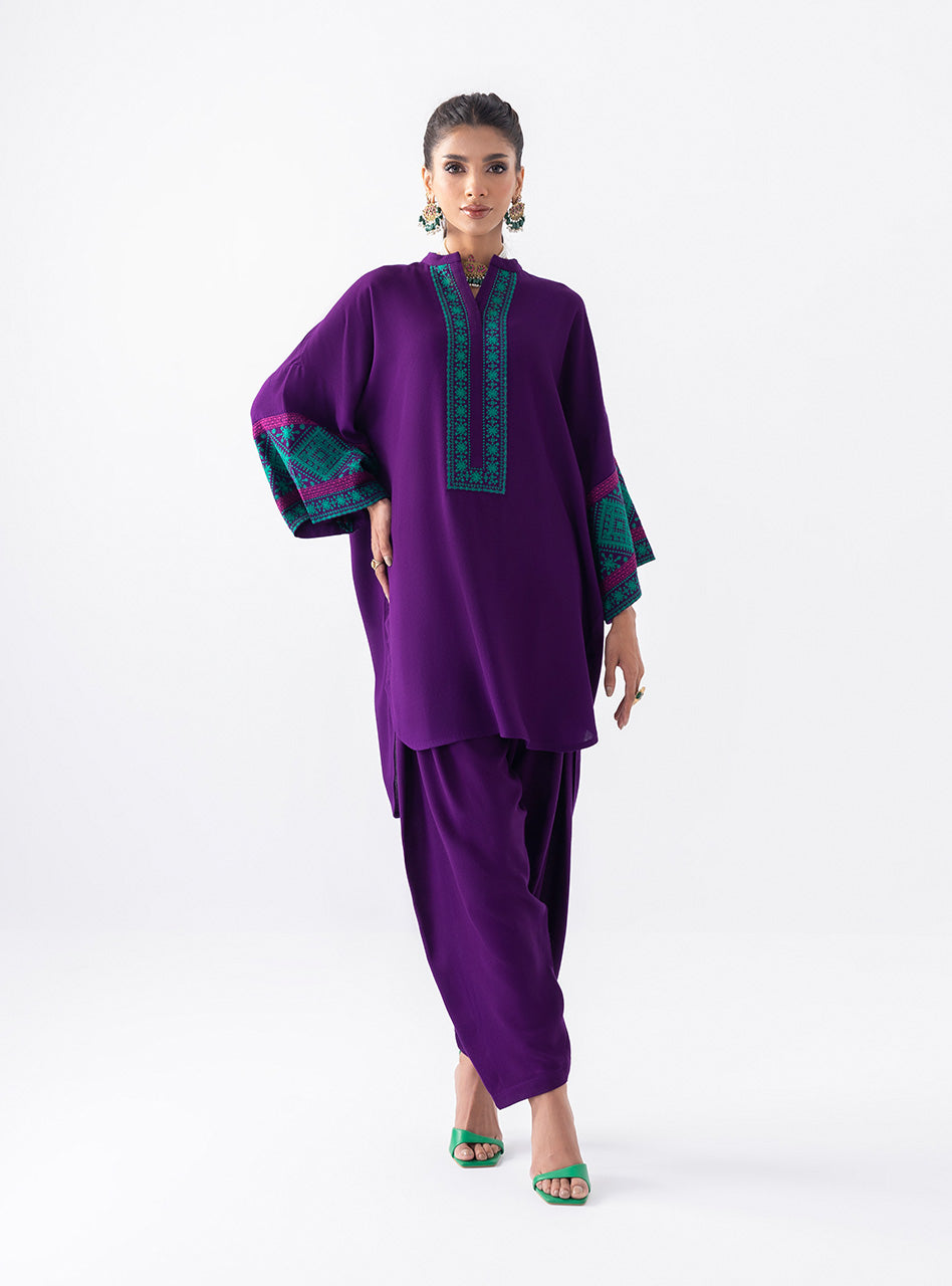 Blushing Plum - Aara Basic Pret by Zainab Chottani