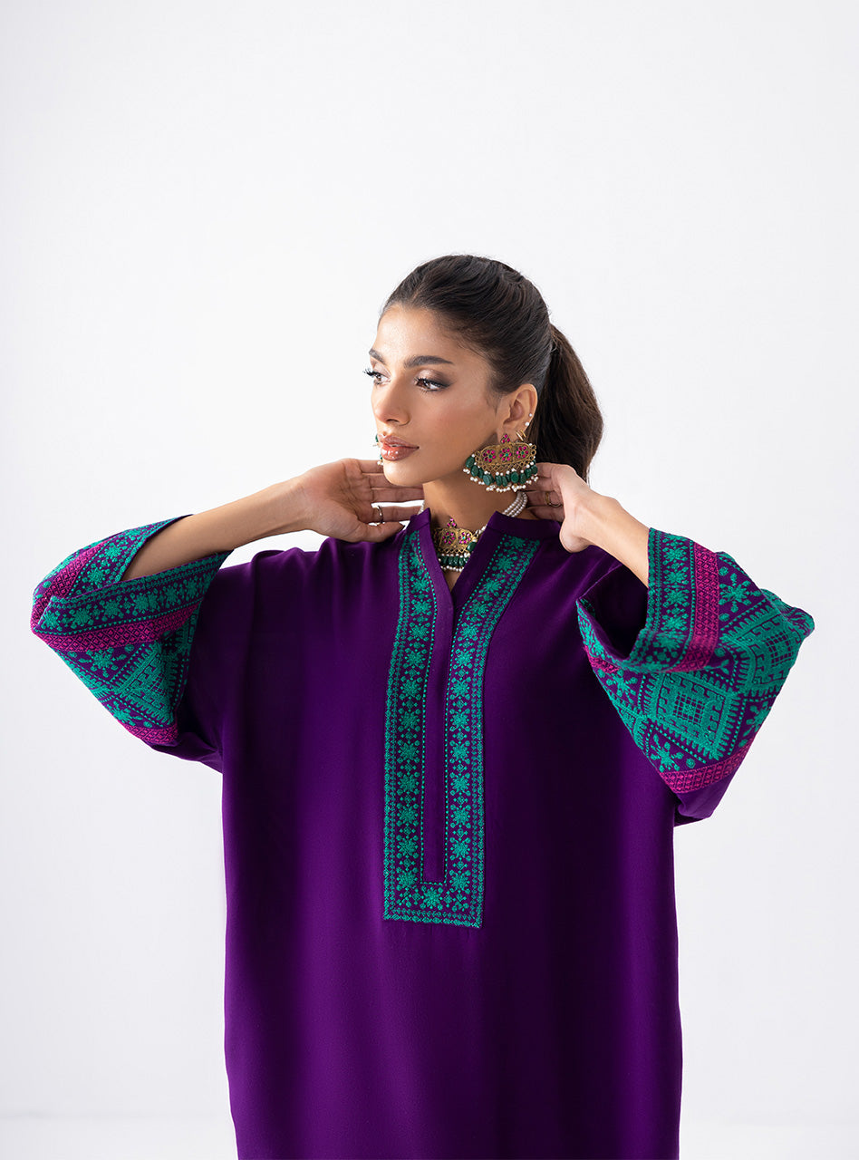 Blushing Plum - Aara Basic Pret by Zainab Chottani