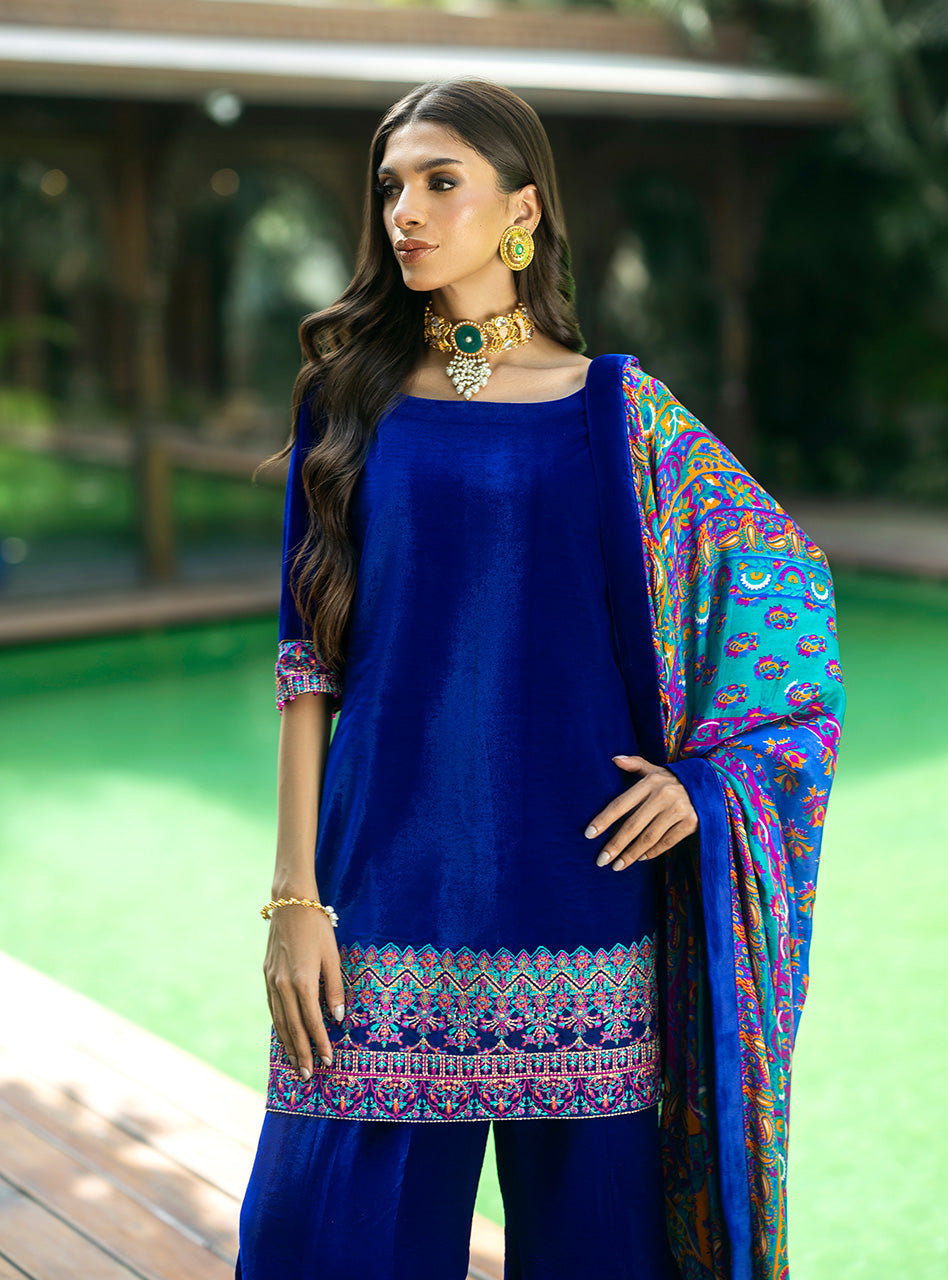 Marjan - Makhmal Luxe Pret by Zainab Chottani