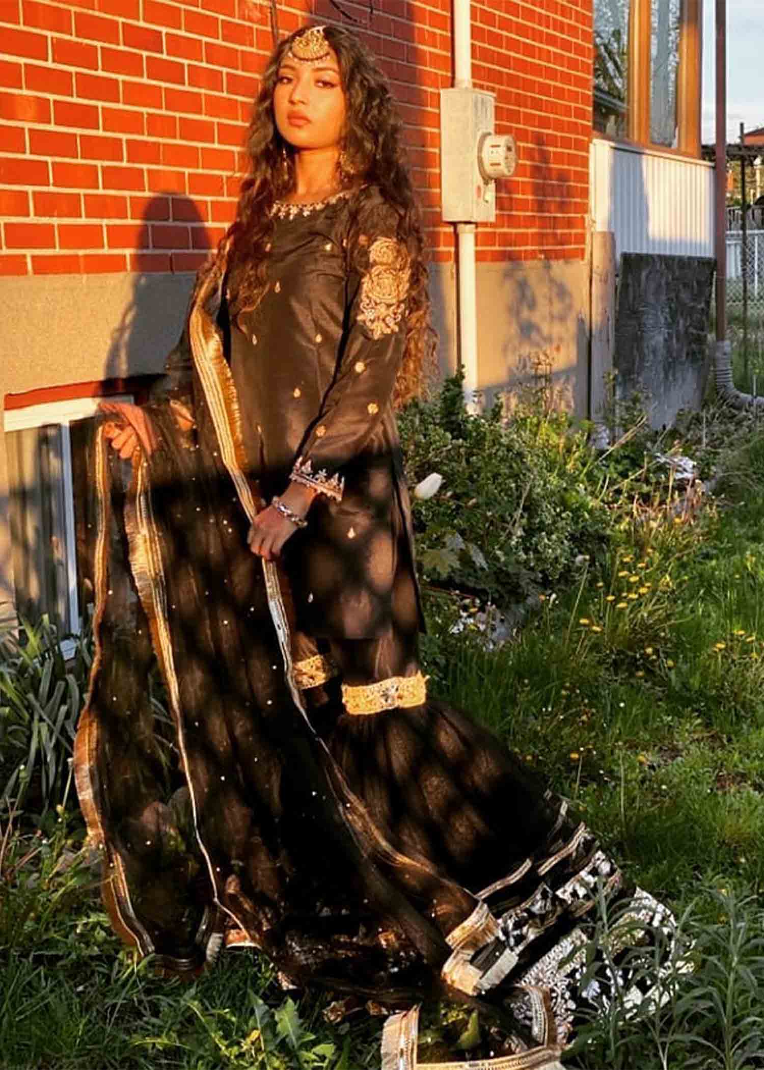 Black Gharara - Agha Hassan