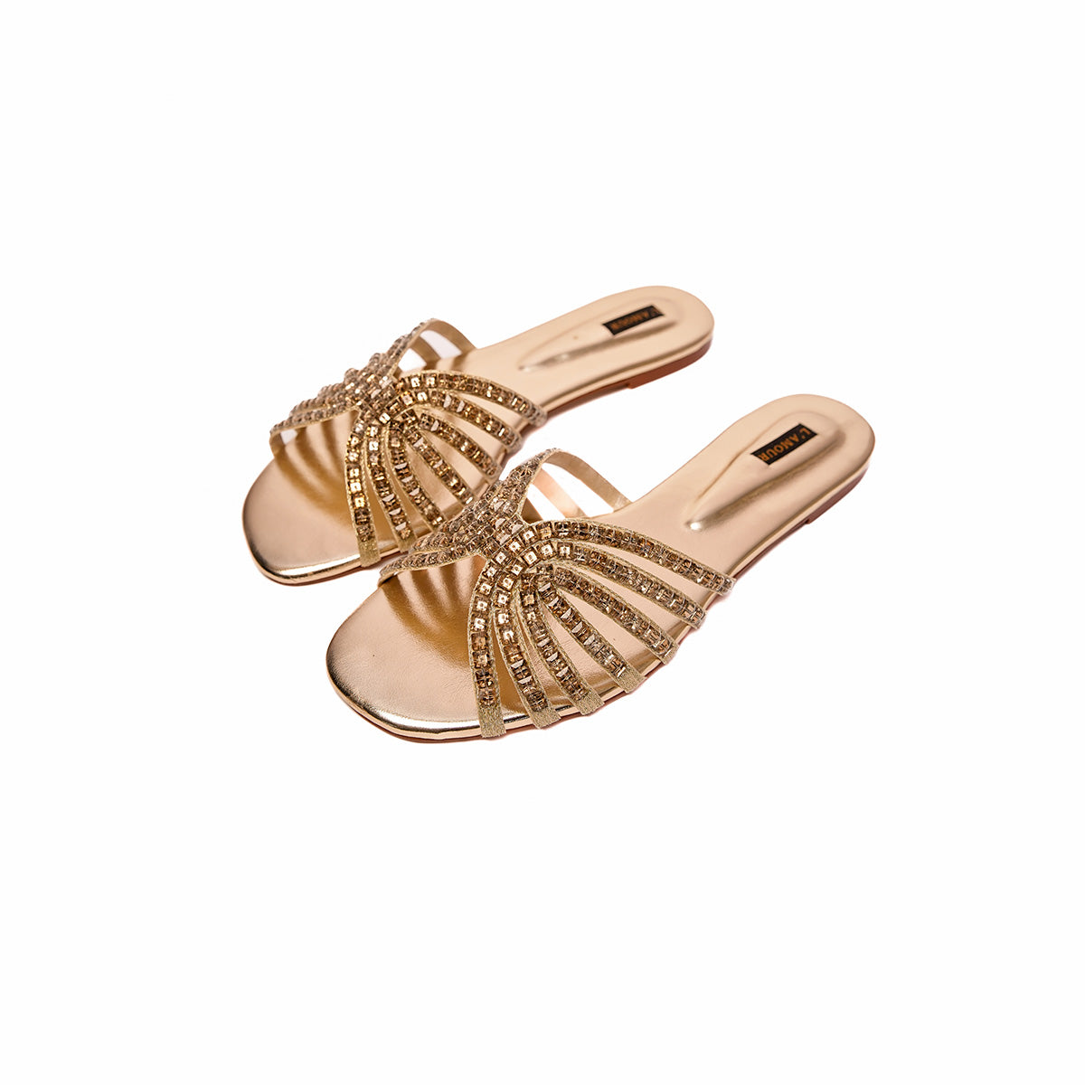 Magnafique Flats - Gold - Flats by L'amour