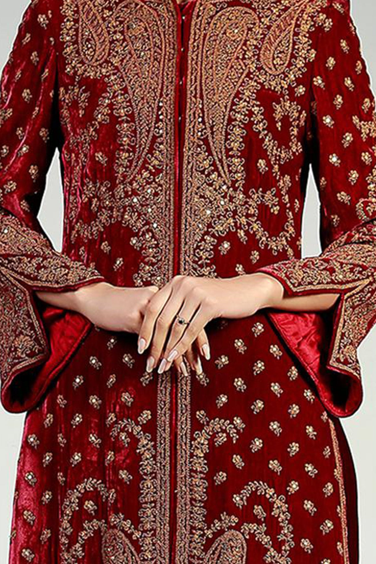 ANTIQUE NAQUSHEE FINE MARORI COAT - Rizwan Beyg