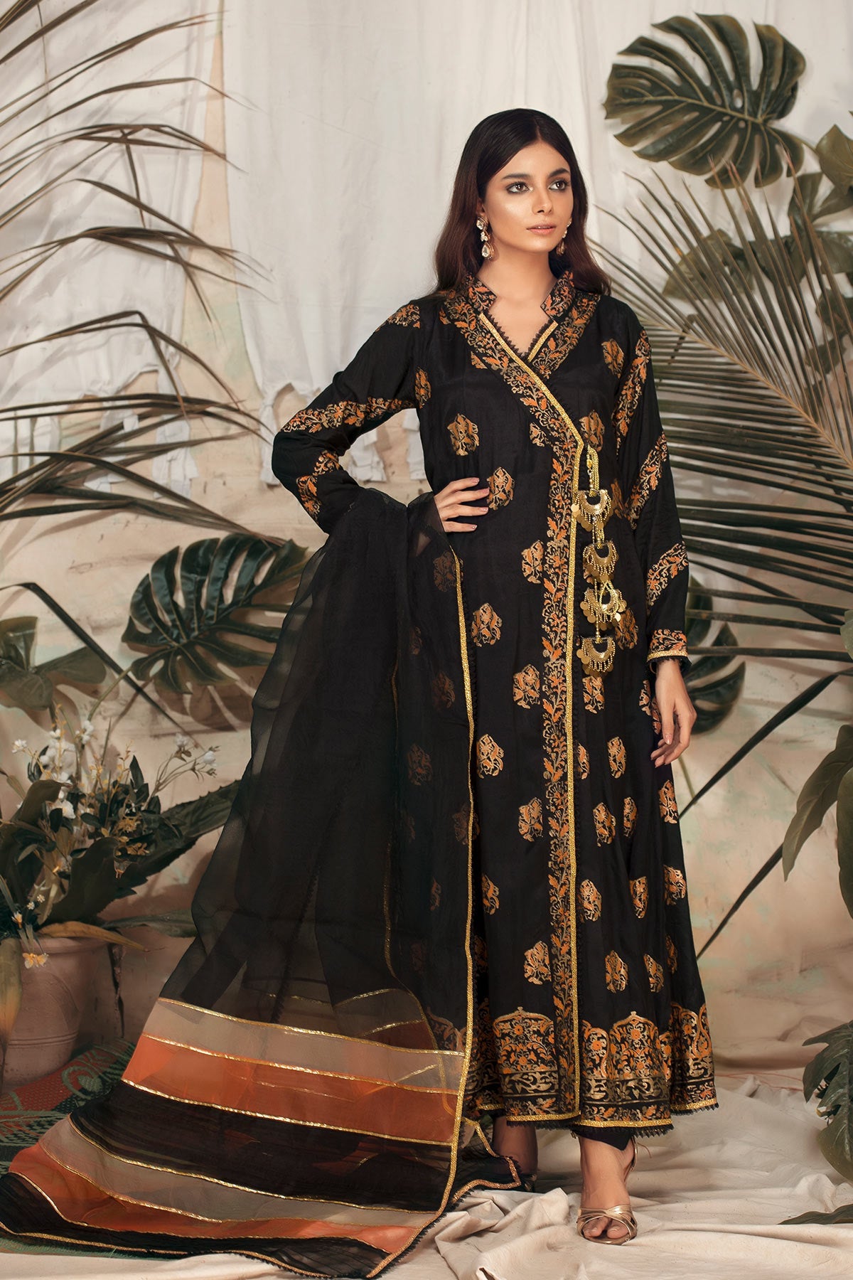 Black Kalidar Frok - Chic Ophicial
