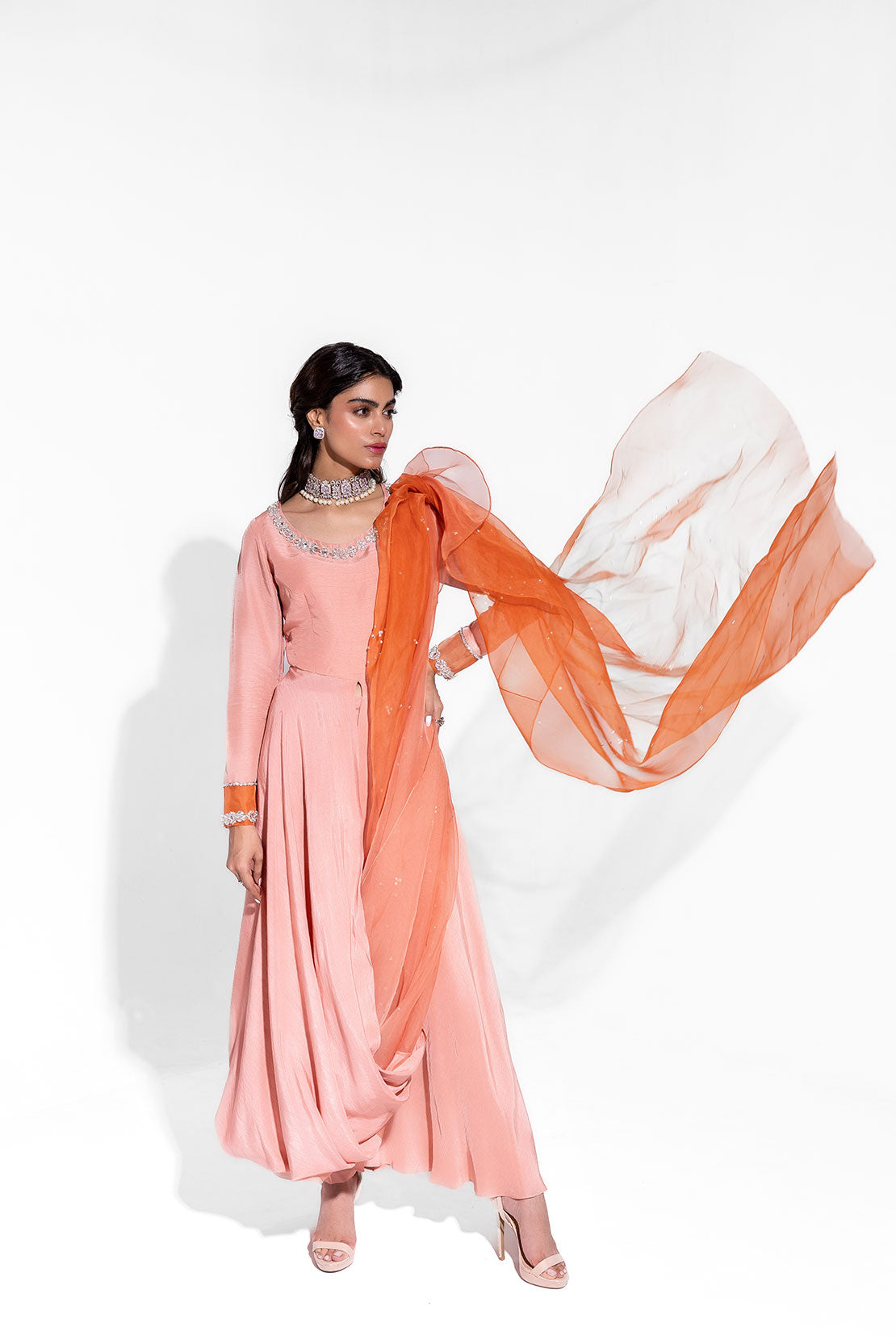 Coral Flair - Afsana Luxury Formal by Leon