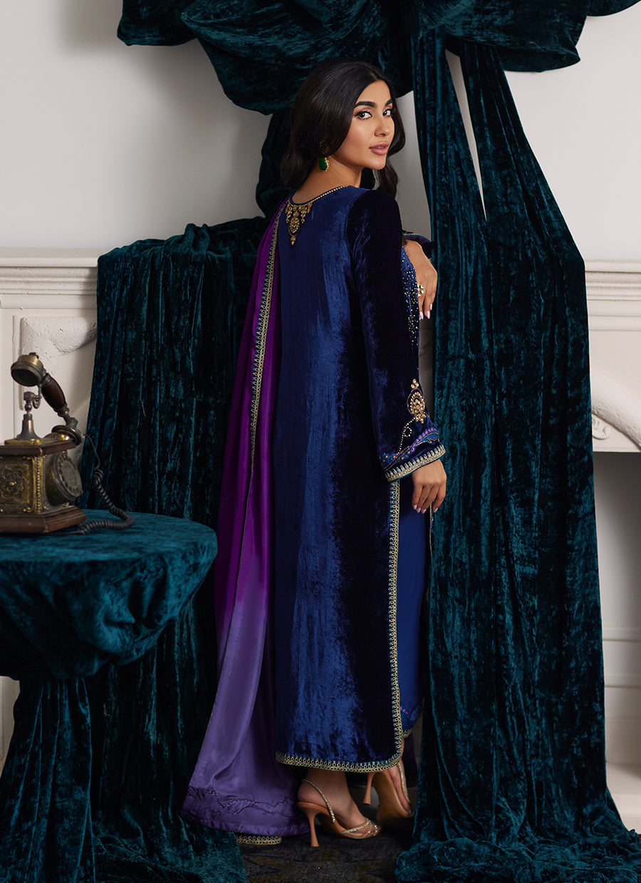 Edie Shirt And Dupatta - Velvets the Afterparty 24 by Farah Talib