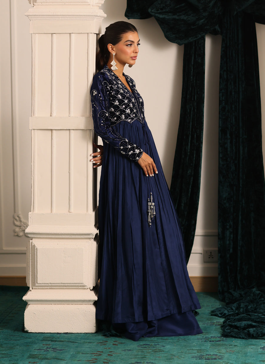 Kismet Persian Blue Kalidaar - Velvets the Afterparty 24 by Farah Talib Aziz