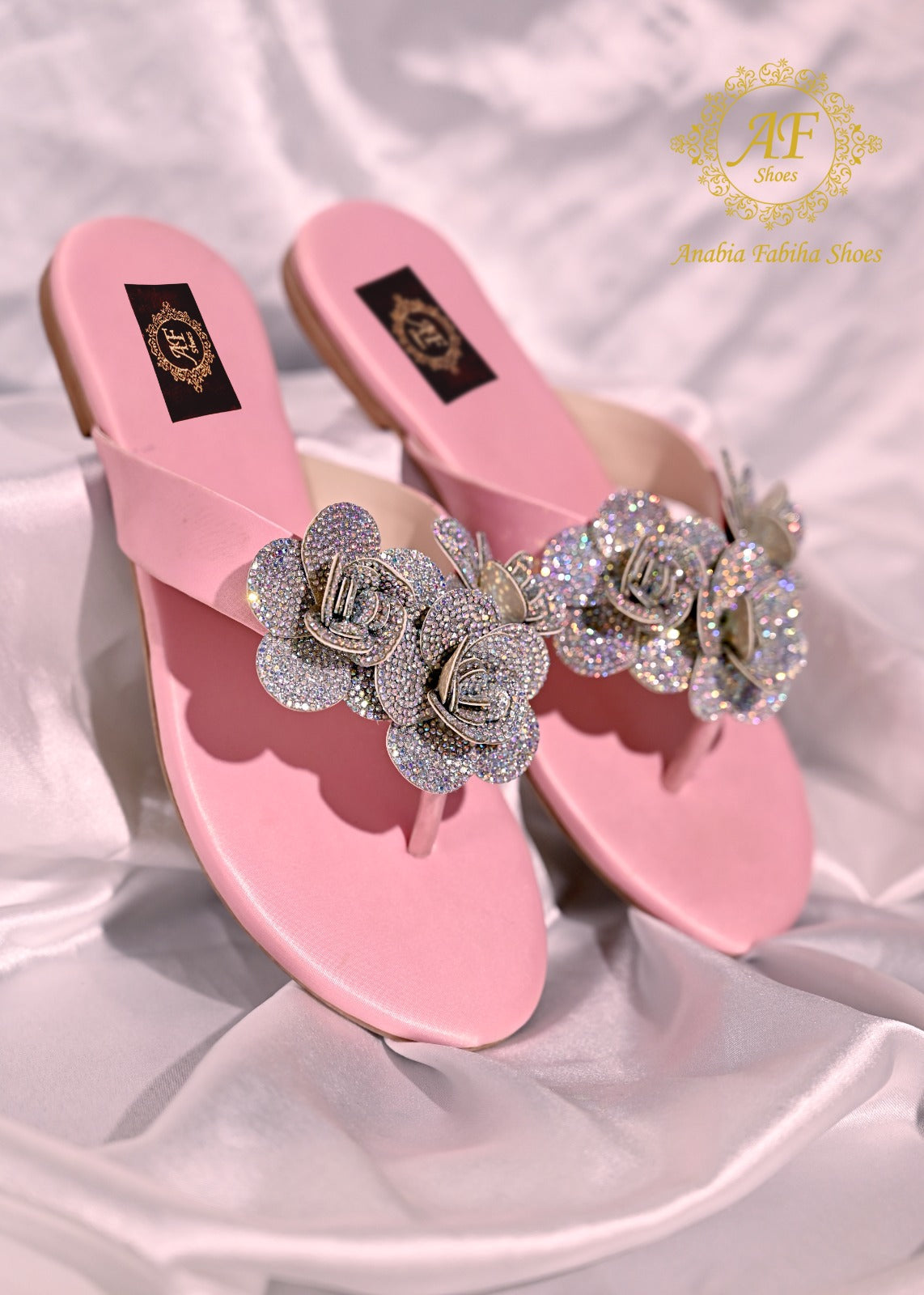 Rosatte Peach Pink - Sparkle by Anabia Fabiha