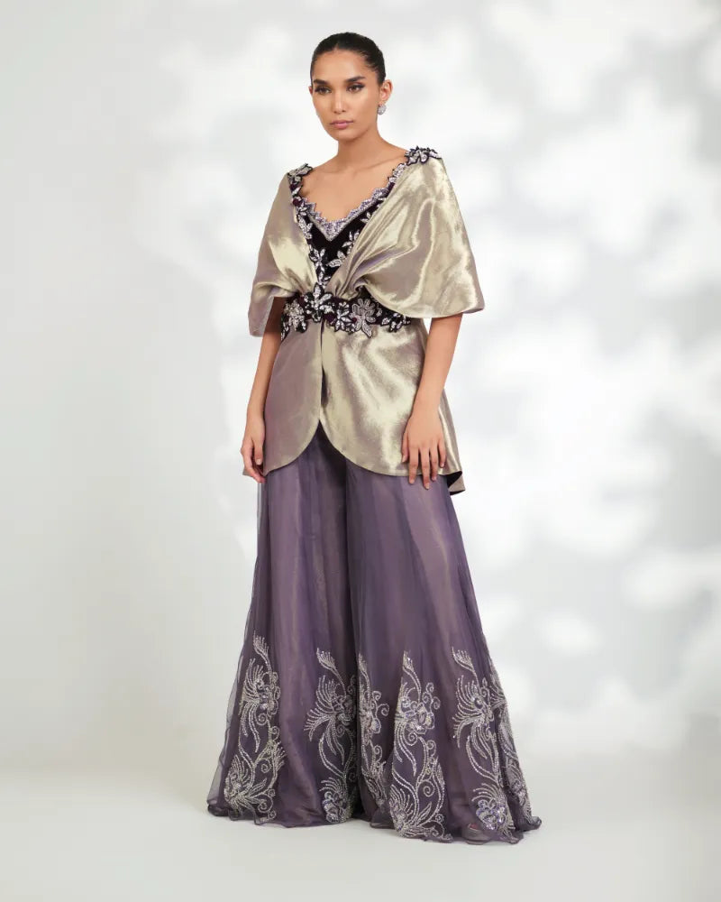 (FF-1) Nazay Peplum - Festive Formals '24 by Aleena Fareena