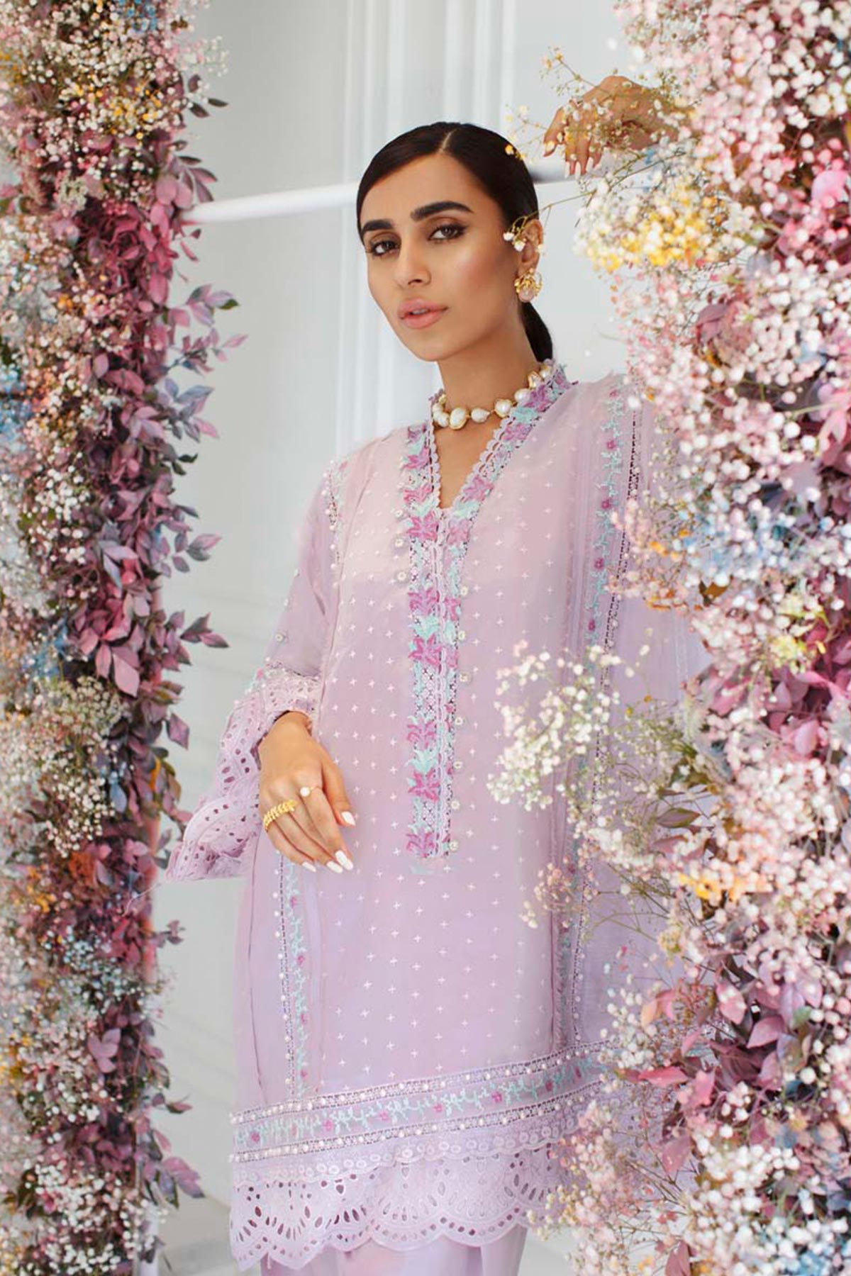 Lilac cross stitch - Farah Talib Aziz