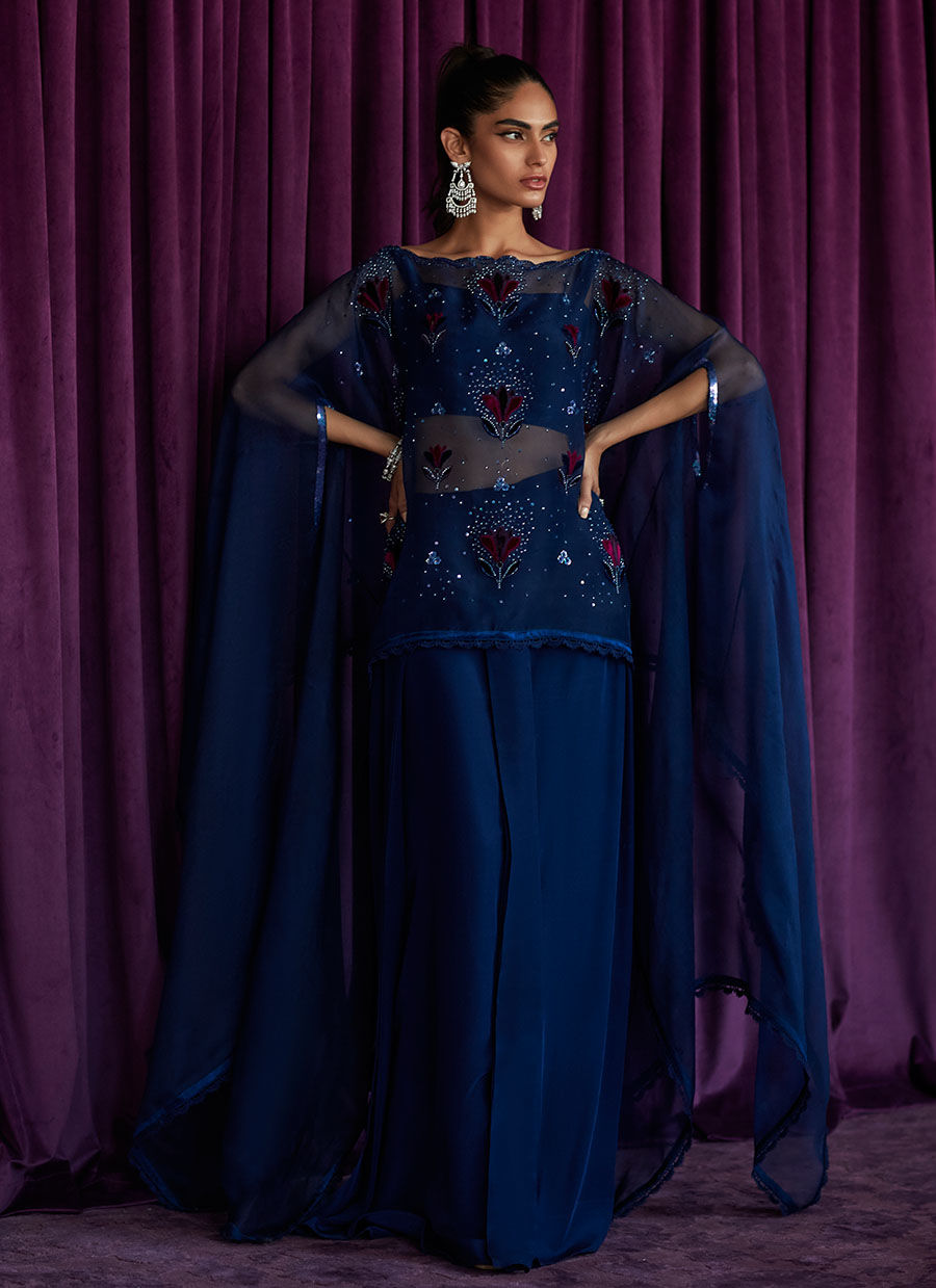 MAE ORGANZA CAPE - Velvet Stardust by Farah Talib Aziz