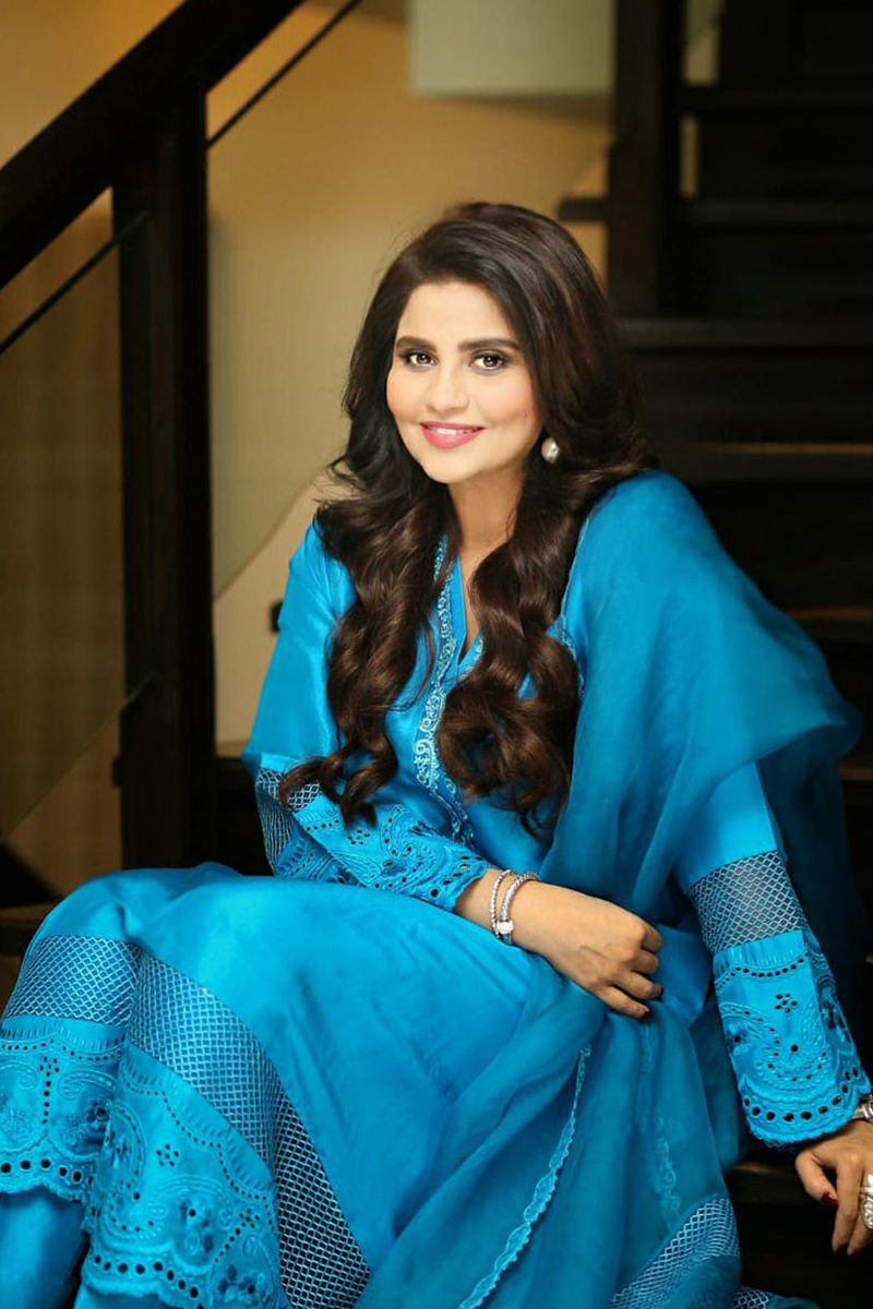 TURQUOISE GLAZE - Luxury Formals by Ansab Jahangir